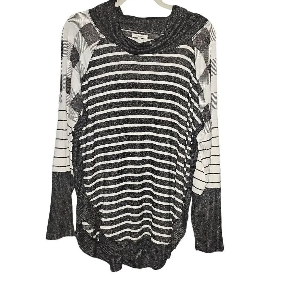Maurices Cowl neck, soft, long sleeve sweater. Size Large